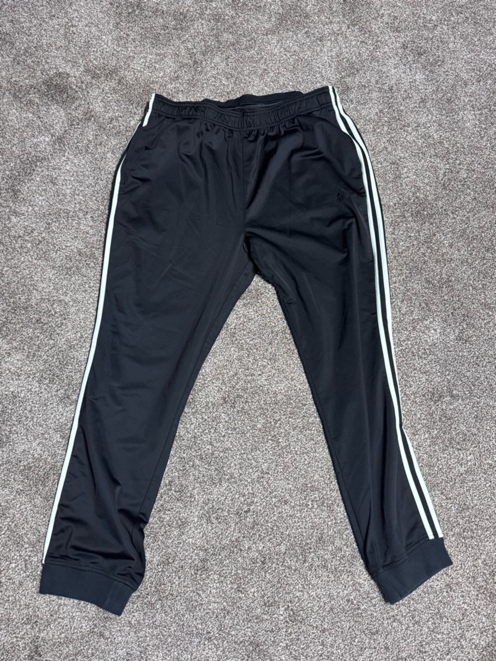 Black men’s Track Pants with Side Stripes - Brand